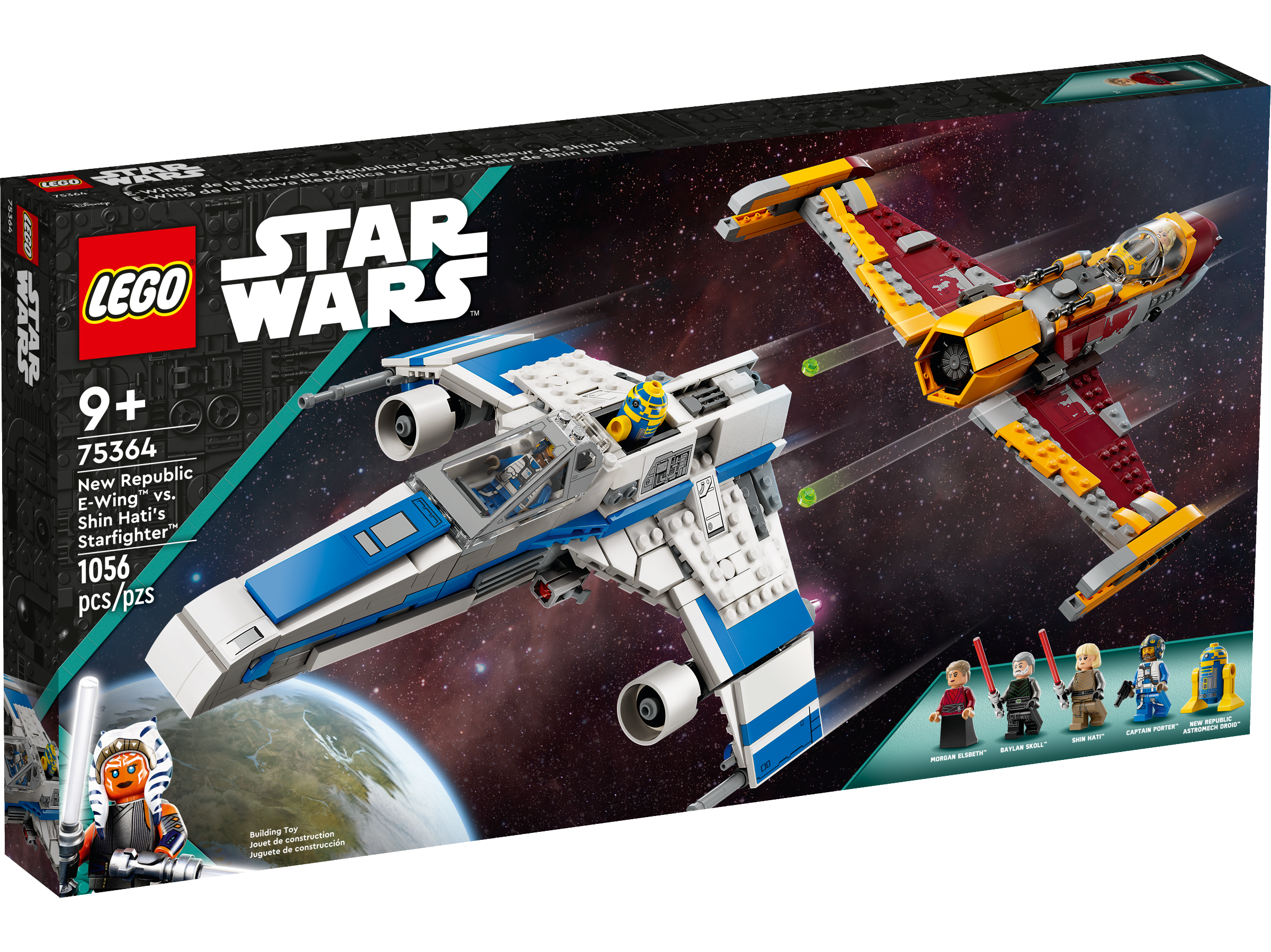 Lego New republic E-Wing vs Shin hati's starfighter